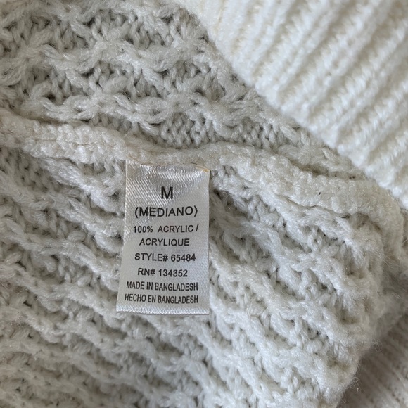 White Knit Sweater - Picture 4 of 4